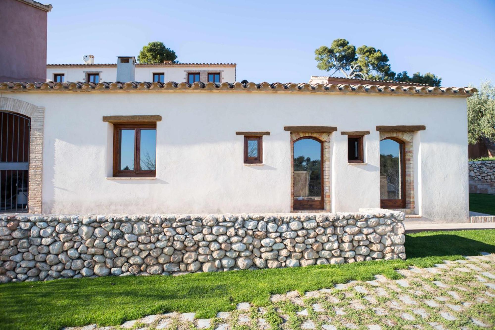 Casa Rural Masia Les Apieres El Pla de Manlleu 외부 사진